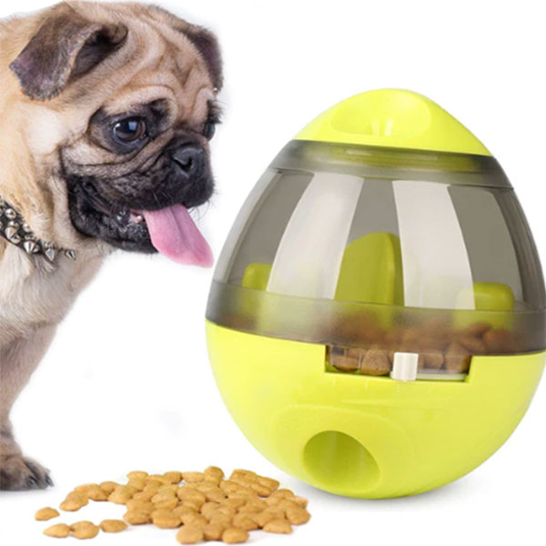 Interactive Dog Food Dispensing Bowl