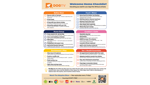 Welcome Home Checklist